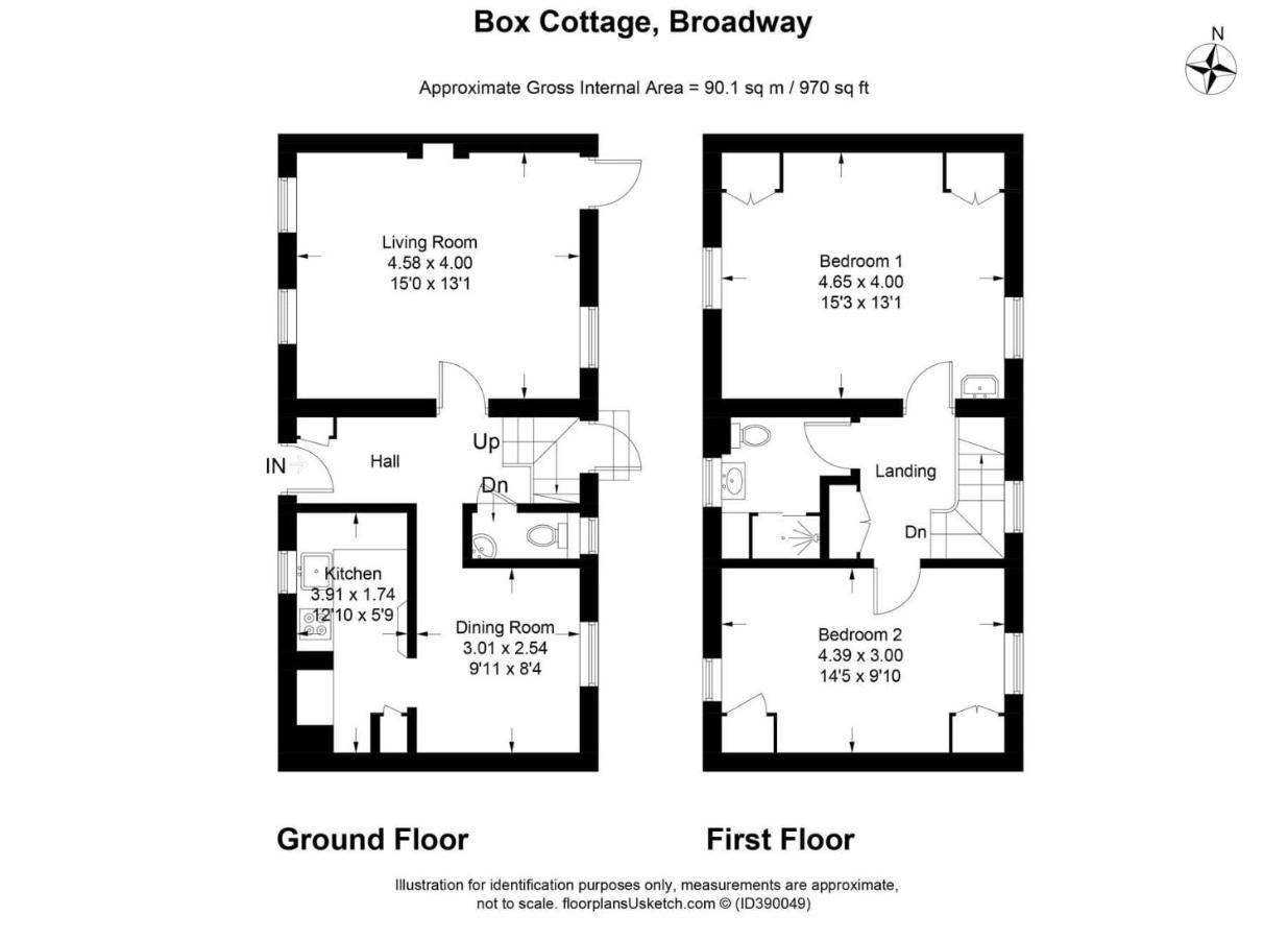 Box Cottage Бродуей Екстериор снимка